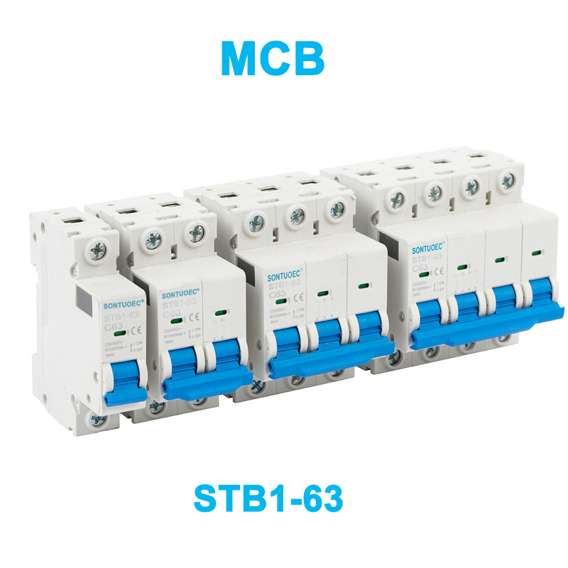 Rəqabətli C65 quruluşu STB1-63 seriyası miniatür dövrə açarı MCB